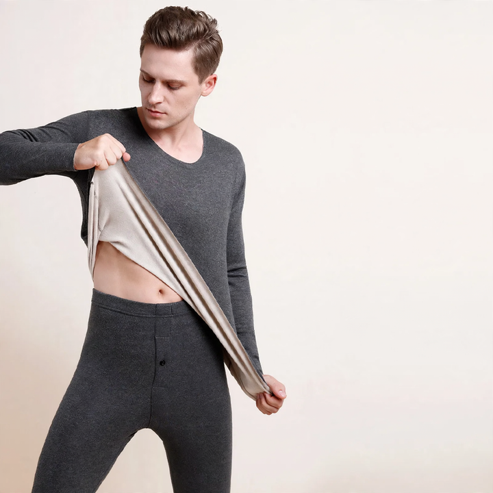 Thermo-Unterwäscheset für Damen und Herren, Rundhals