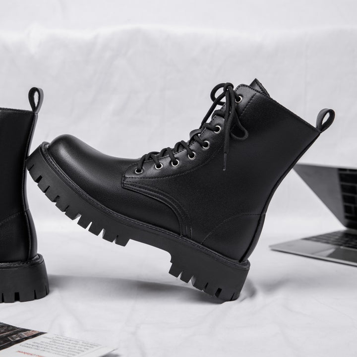 Modische Herren-Stiefel mit Reißverschluss