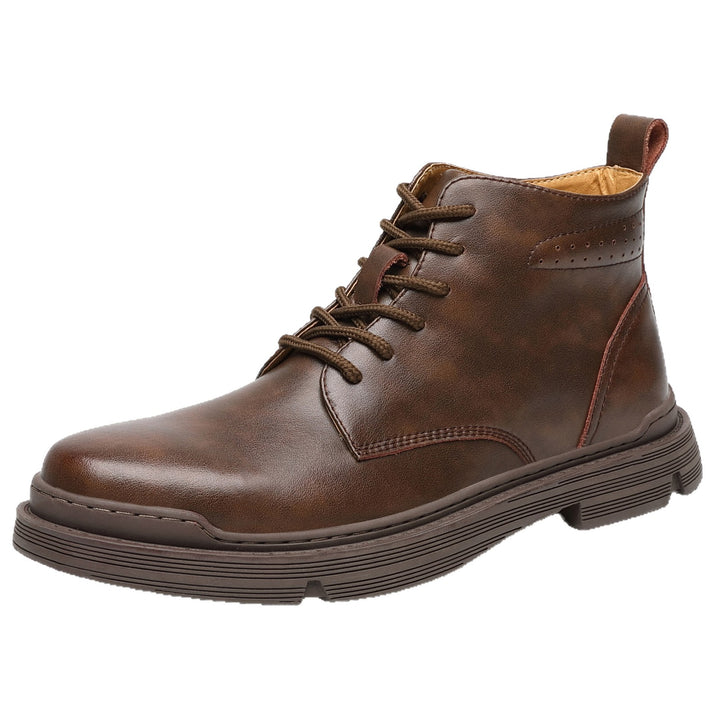 Gefütterte Herren-Stiefel im britischen Stil