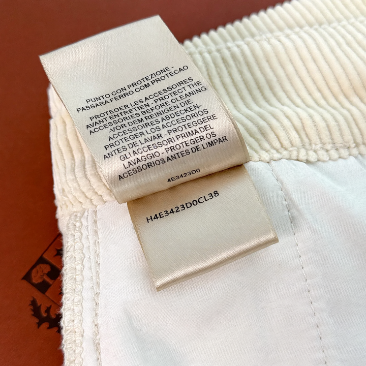 Damen-Cordhose aus 100% Baumwolle, weit geschnitten