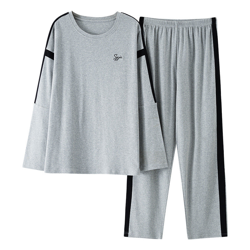 Herren-Pyjama-Set aus Modal, langärmelig