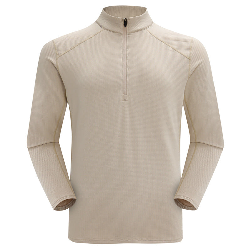 Sportliches Fleece-Sweatshirt mit Stehkragen