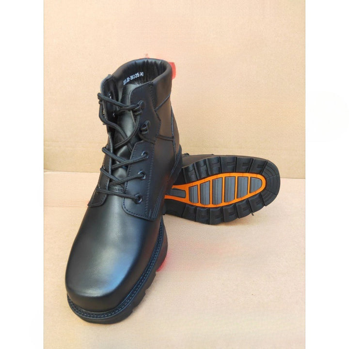 Herren Winterstiefel aus Leder mit Lammfellfütterung