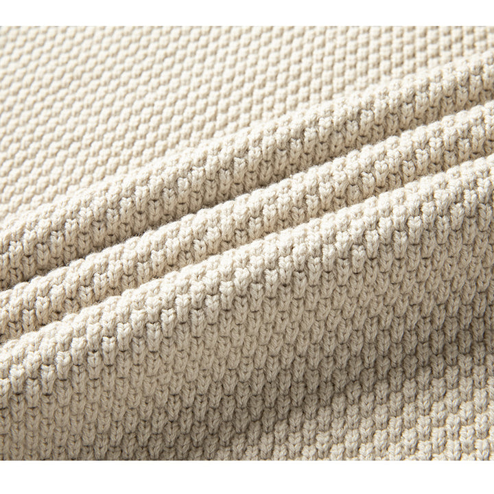 Herren-Strickpullover mit Rollkragen im Retro-Stil