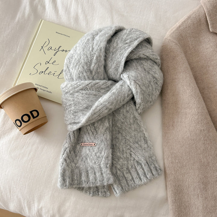 Strickschal aus Alpakawollmischung