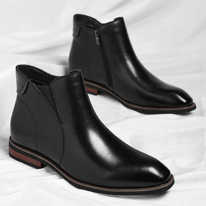 Gefütterte Chelsea-Stiefel mit Reißverschluss