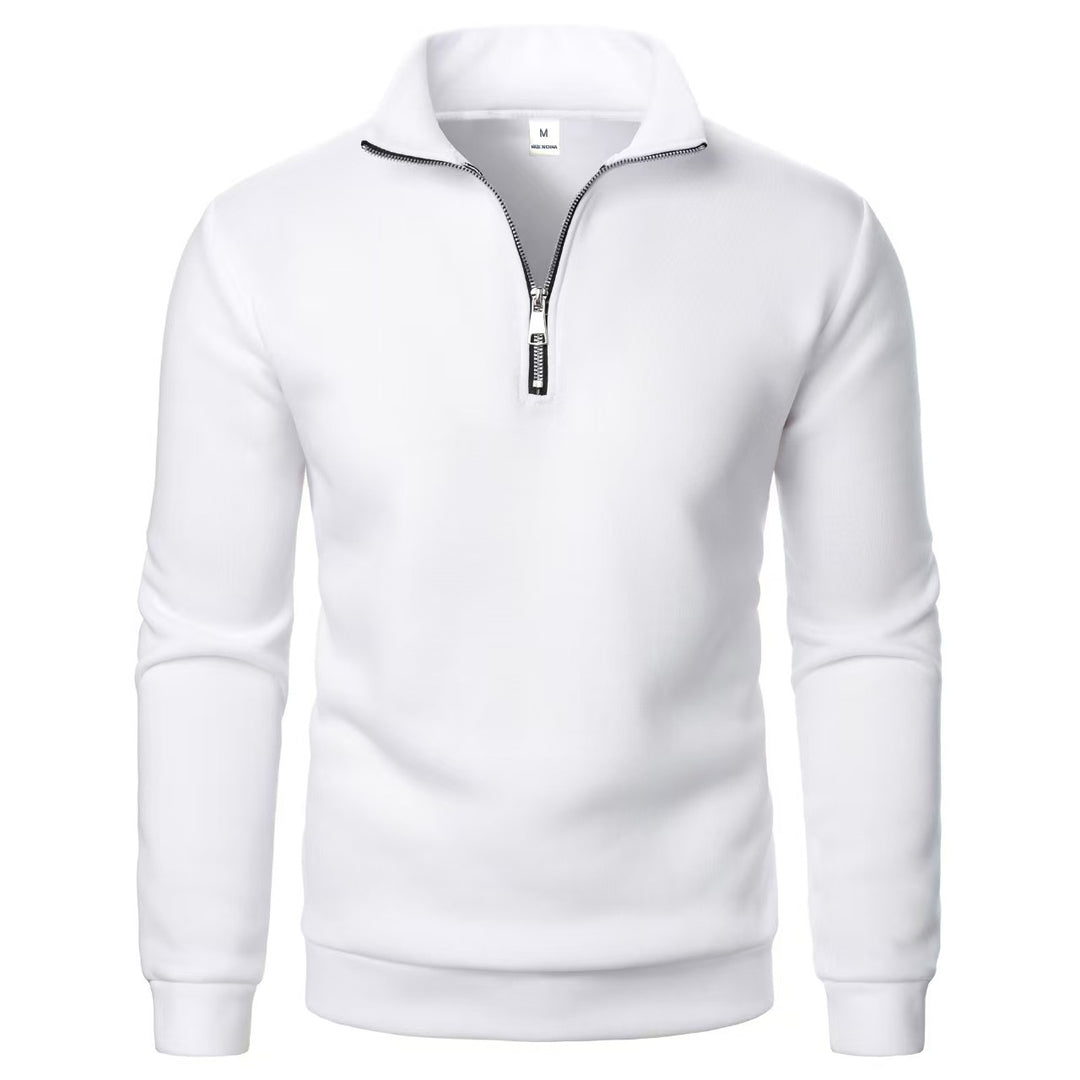 Locker geschnittenes Herren-Sweatshirt mit Reißverschluss