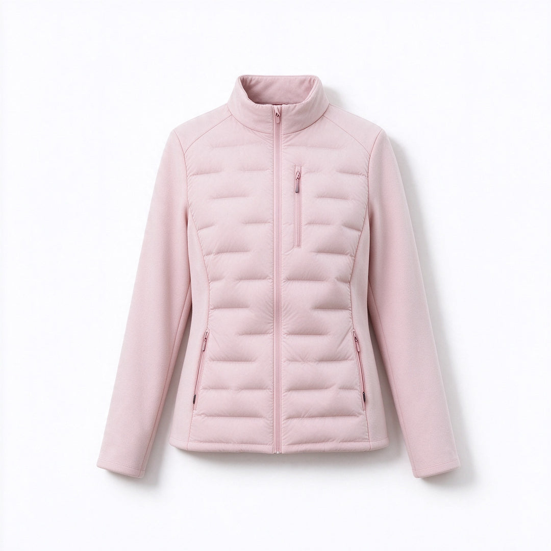 Schlanke Damen-Daunenjacke, Weißentendaunen, leicht und warm
