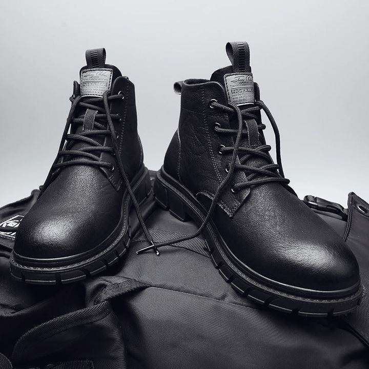 Herren-Stiefel im Arbeitsstil, PU-Obermaterial