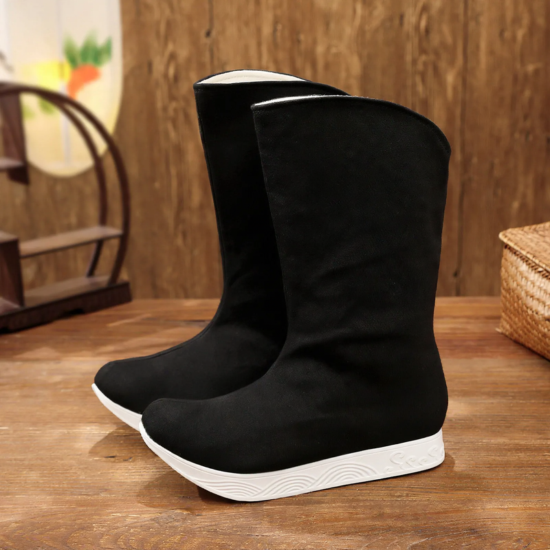 Traditionelle Herren-Stiefel, Retro-Stil, gefüttert