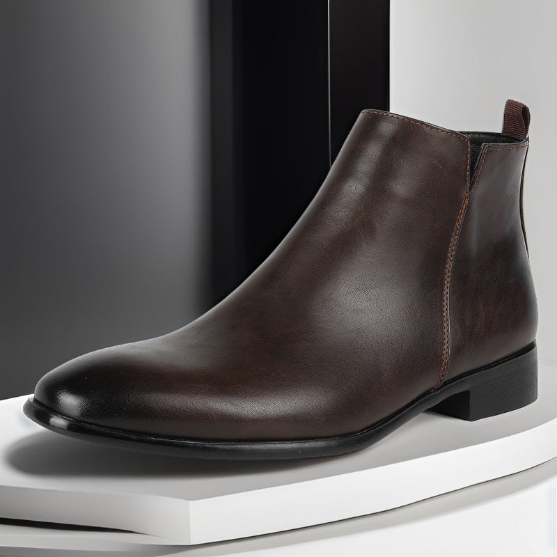 Herren-Chelsea-Boots mit seitlichem Reißverschluss