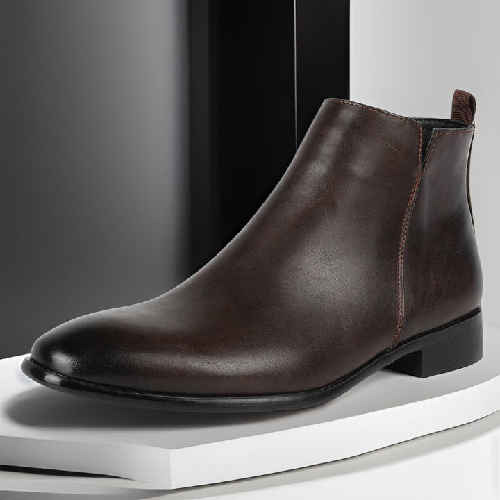 Herren-Chelsea-Boots mit seitlichem Reißverschluss