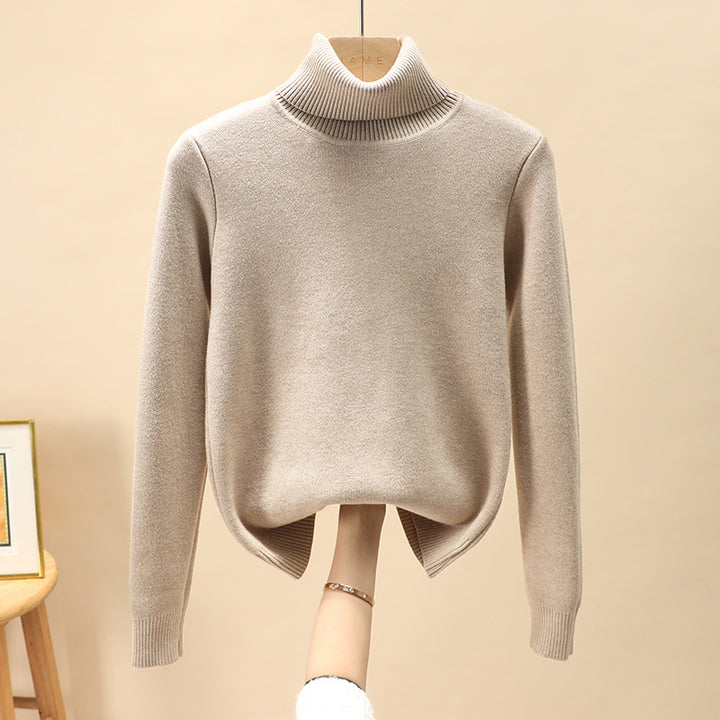Herren-Rollkragenpullover, gefüttert, warm