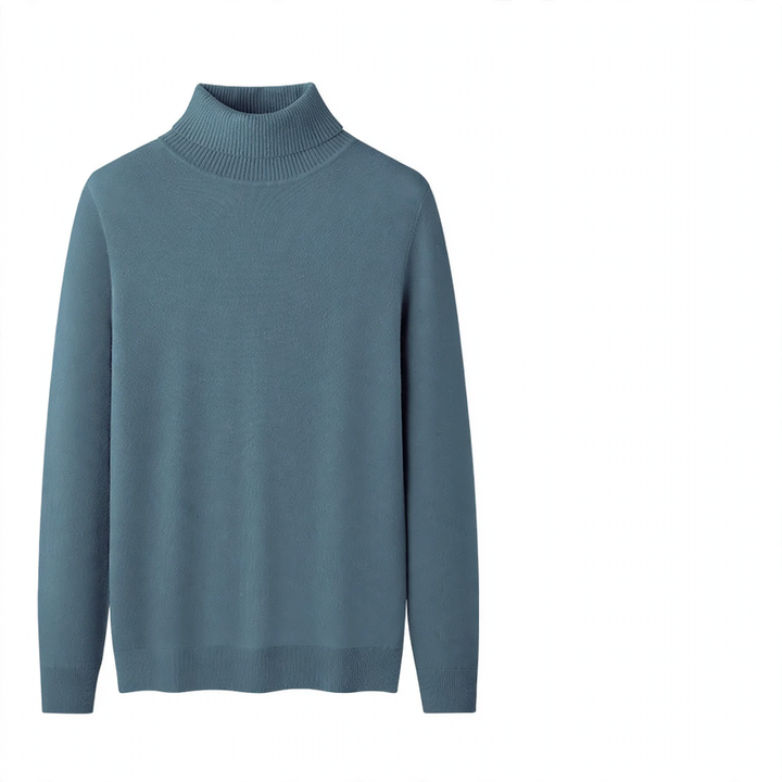 Herren-Rollkragenpullover, gefüttert, Modal-Mix, 350g