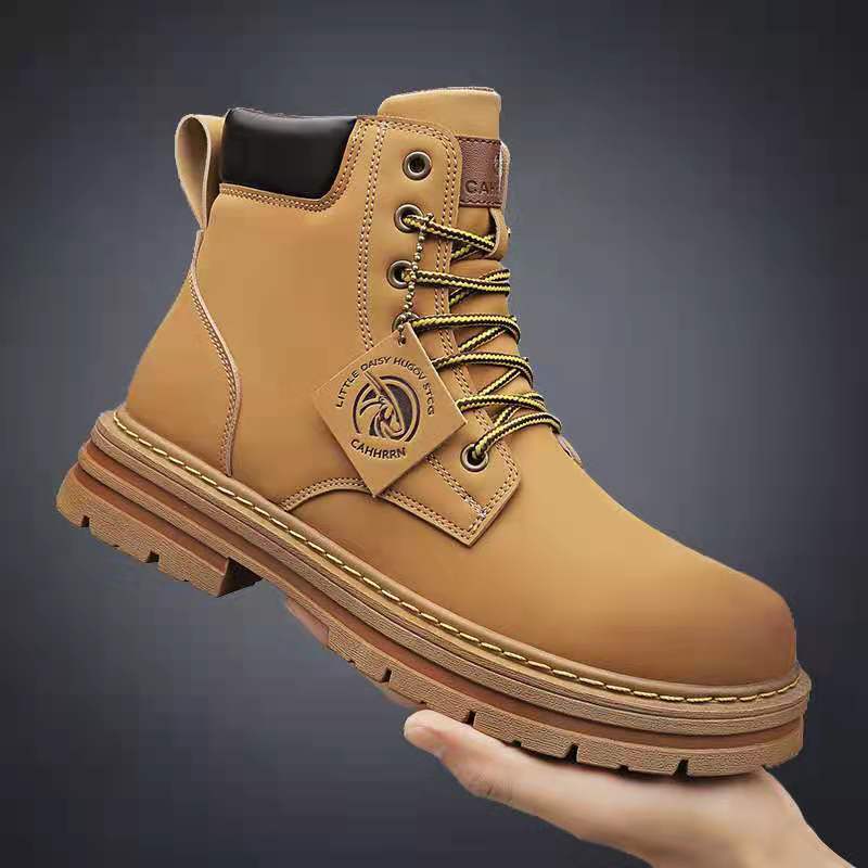 Gefütterte Herren-Winterstiefel, warm, rutschfest