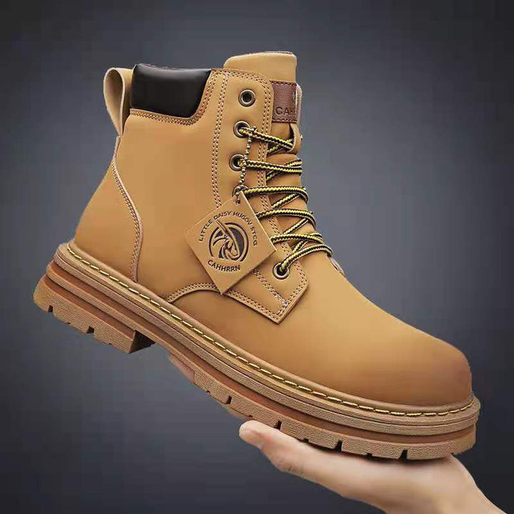 Gefütterte Herren-Winterstiefel, warm, rutschfest