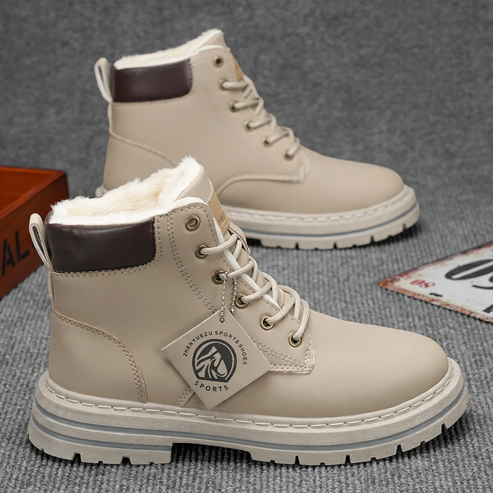 Gefütterte Herren-Arbeitsstiefel in Übergrößen