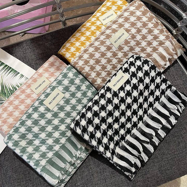 Karierter Schal, 200 cm, wärmend