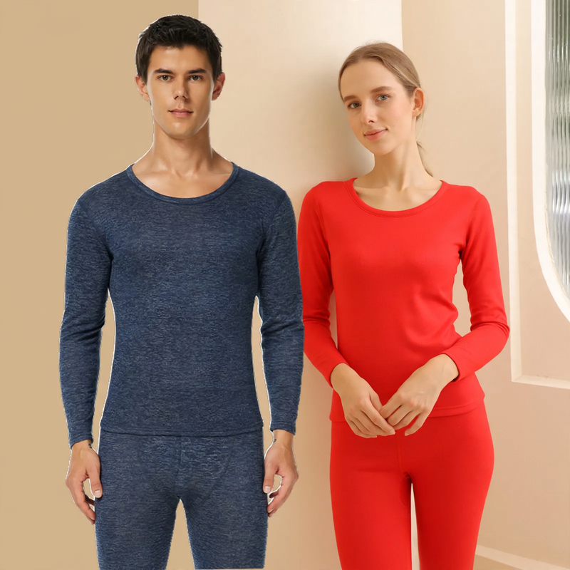 Thermo-Unterwäsche-Set für Paare, gefüttert