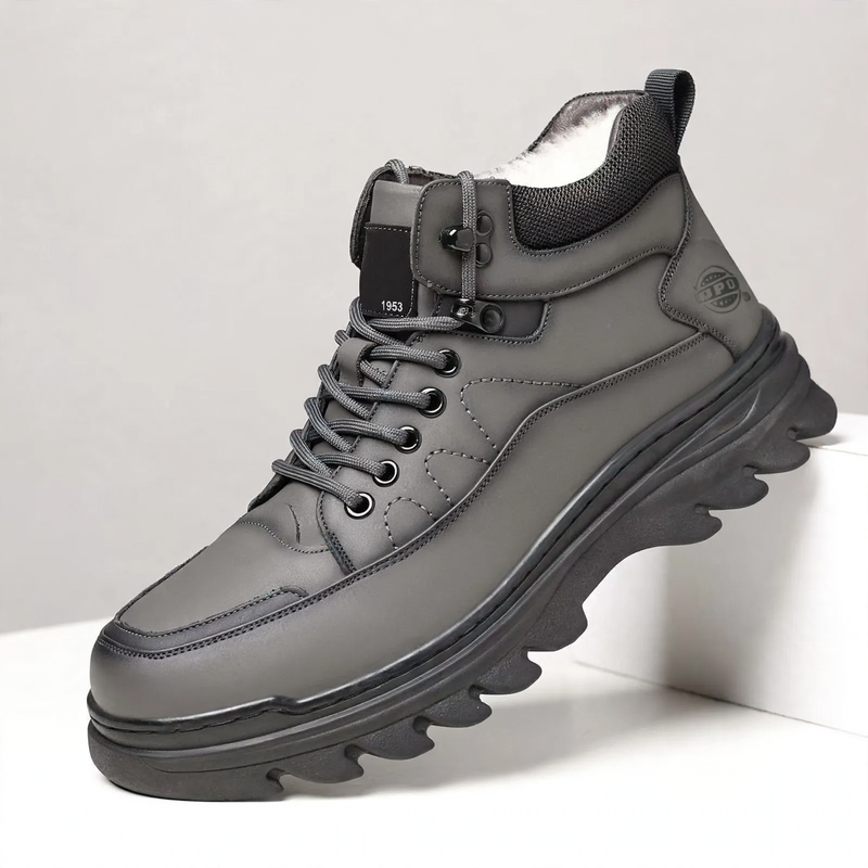 Gefütterte Herren-Winterstiefel, rutschfest
