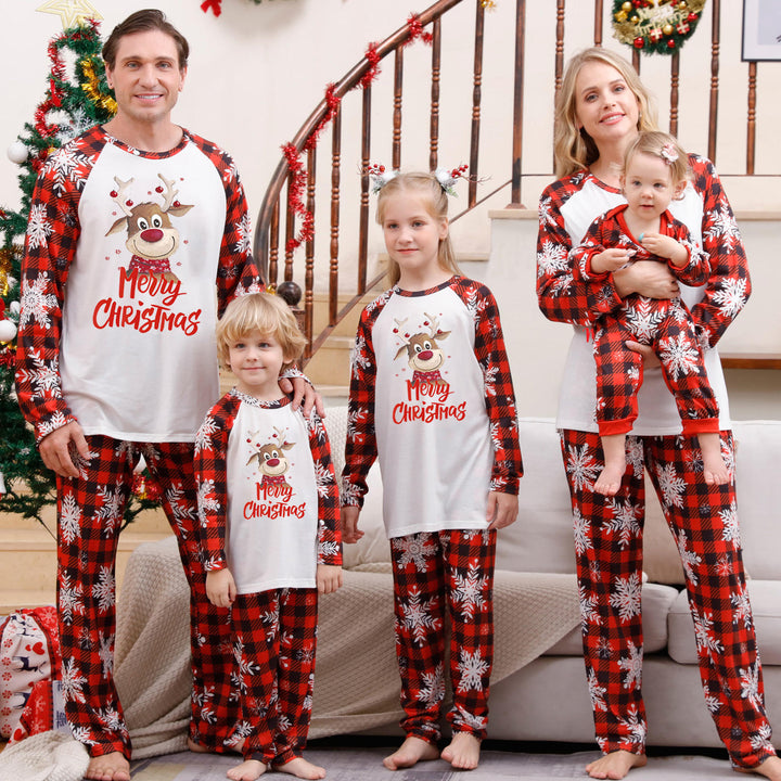 Weihnachts-Schlafanzug-Set für die ganze Familie