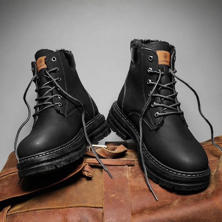 Herren-Stiefel, gefüttert, knöchelhoch, Winter