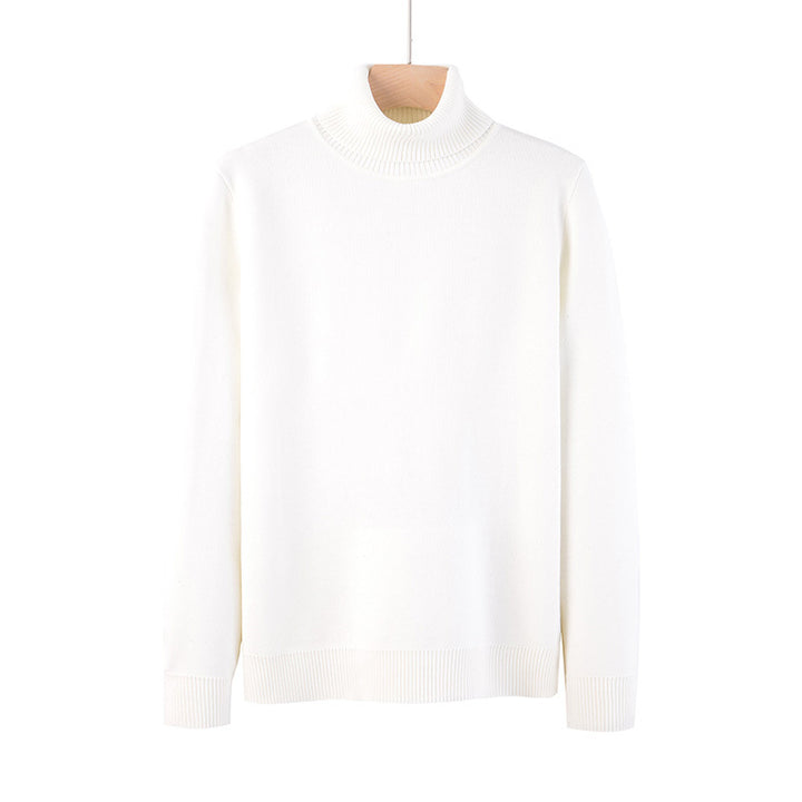 Herren-Rollkragenpullover, schmal geschnitten, 400g