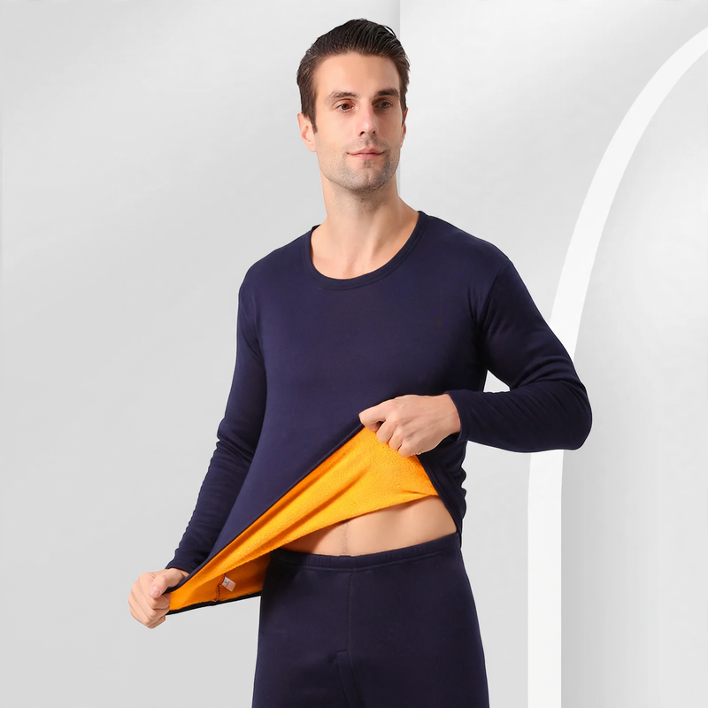 Thermo-Set für Paare, gefüttert, Rundhalsausschnitt