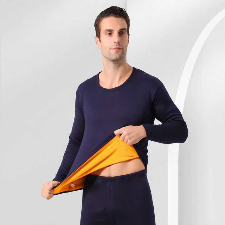 Thermo-Set für Paare, gefüttert, Rundhalsausschnitt