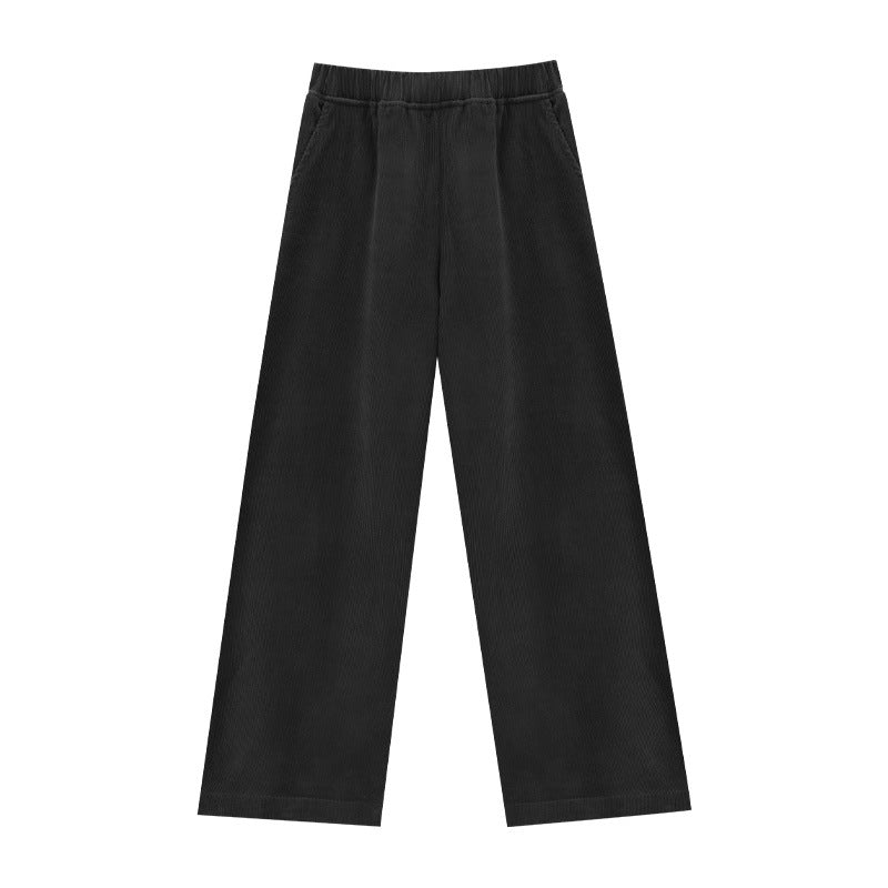 Gefütterte Damen-Cordhose mit geradem Bein