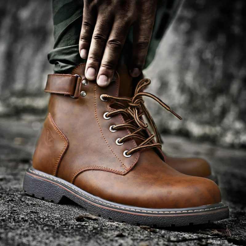 Herren Martin-Stiefel, gefüttert, englisches Design