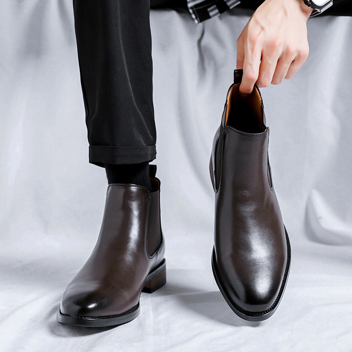 Herren-Chelsea-Stiefel, elegant, spitz zulaufend