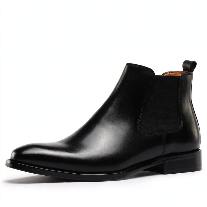 Chelsea-Stiefel für Herren aus echtem Leder