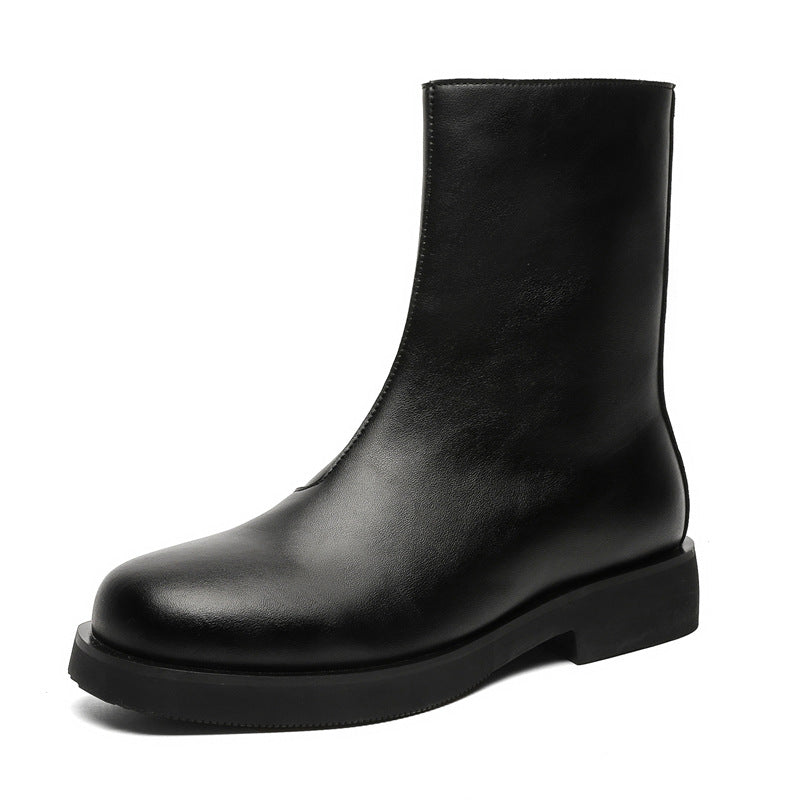 Herren-Chelsea-Boots, eckige Zehenpartie, Modell 66630-J