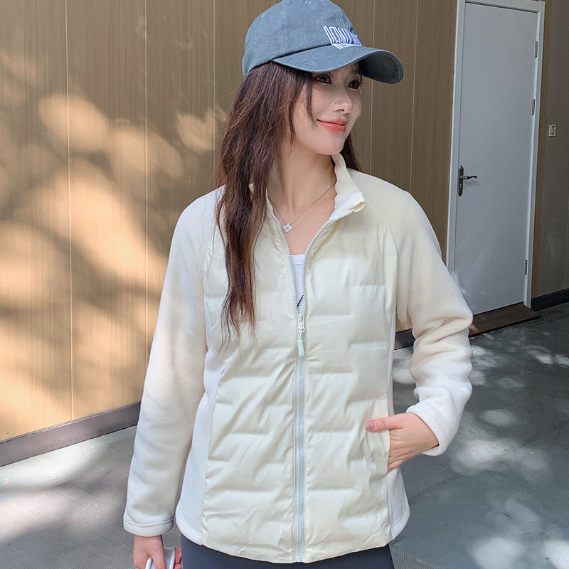 Sportliche Daunenjacke mit Graphen-Fleece-Futter