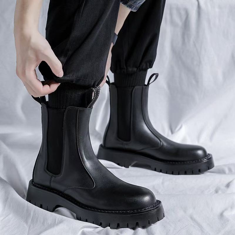 Herren-Chelsea-Stiefel im britischen Stil