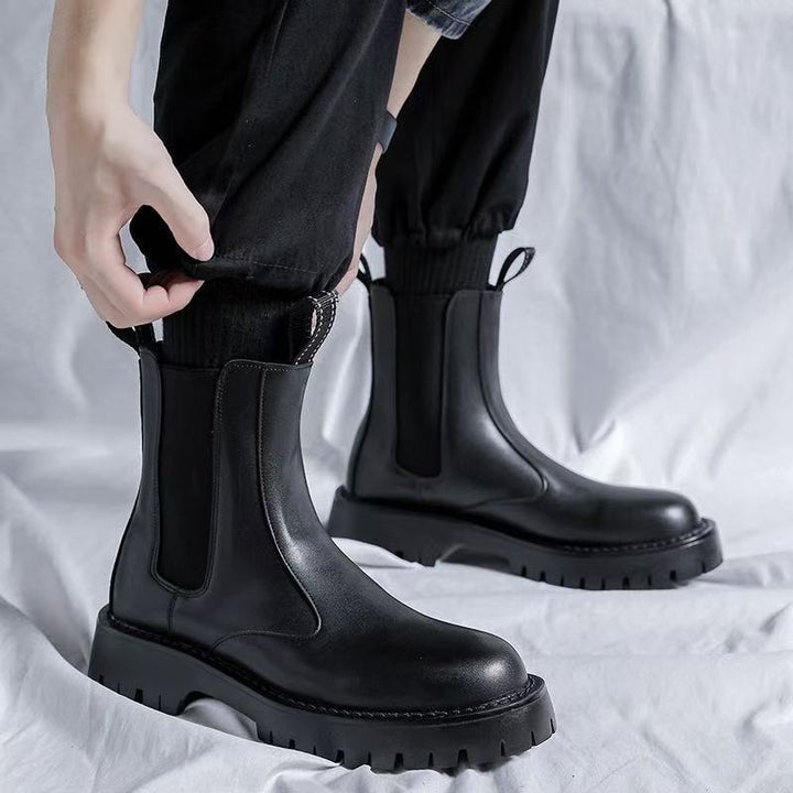 Herren-Chelsea-Stiefel im britischen Stil