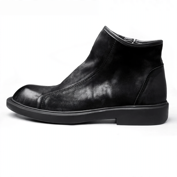 Herren Chelsea-Stiefel aus Rindsleder, flacher Absatz