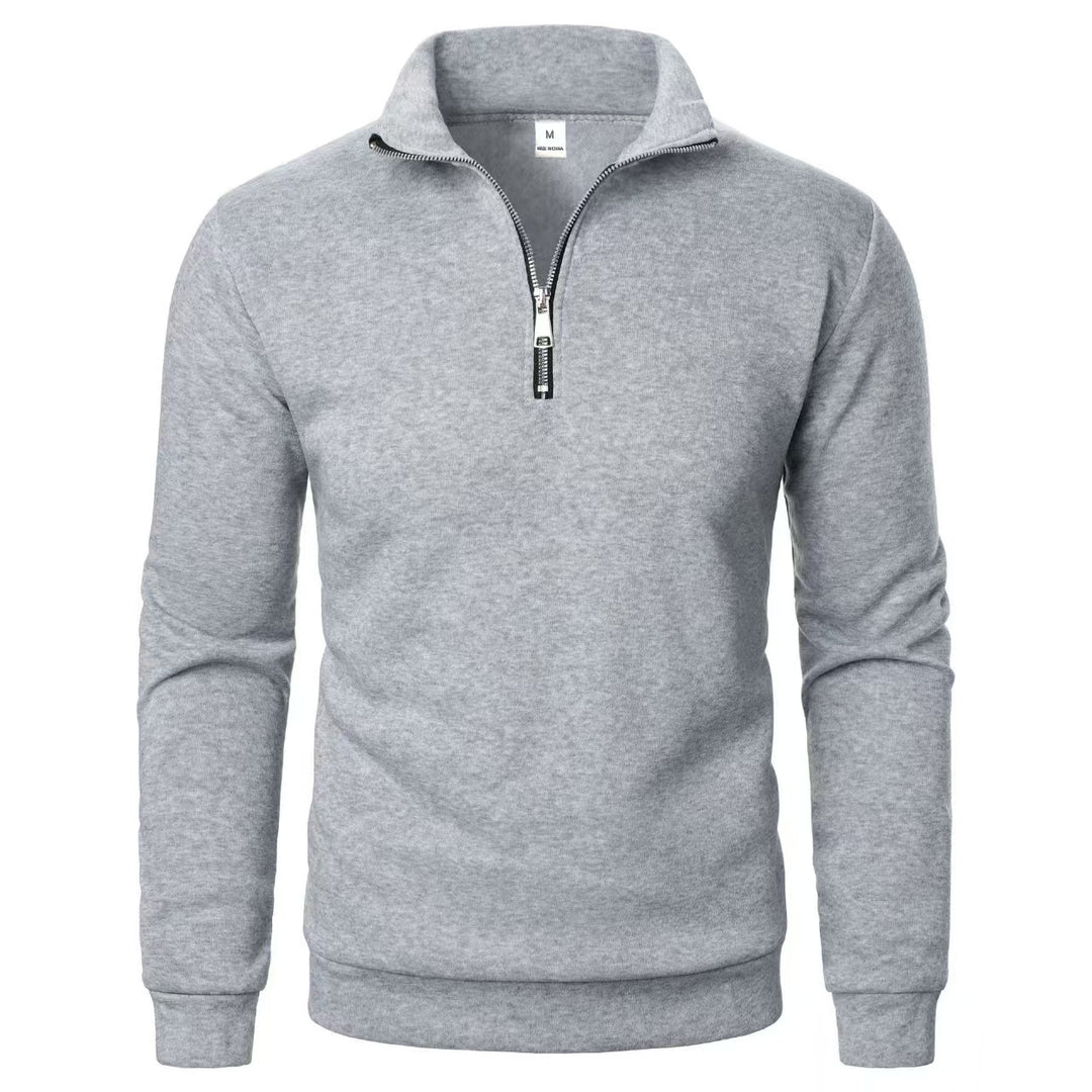 Locker geschnittenes Herren-Sweatshirt mit Reißverschluss