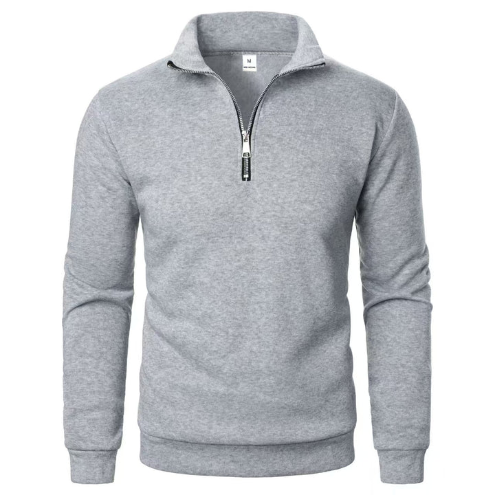 Locker geschnittenes Herren-Sweatshirt mit Reißverschluss
