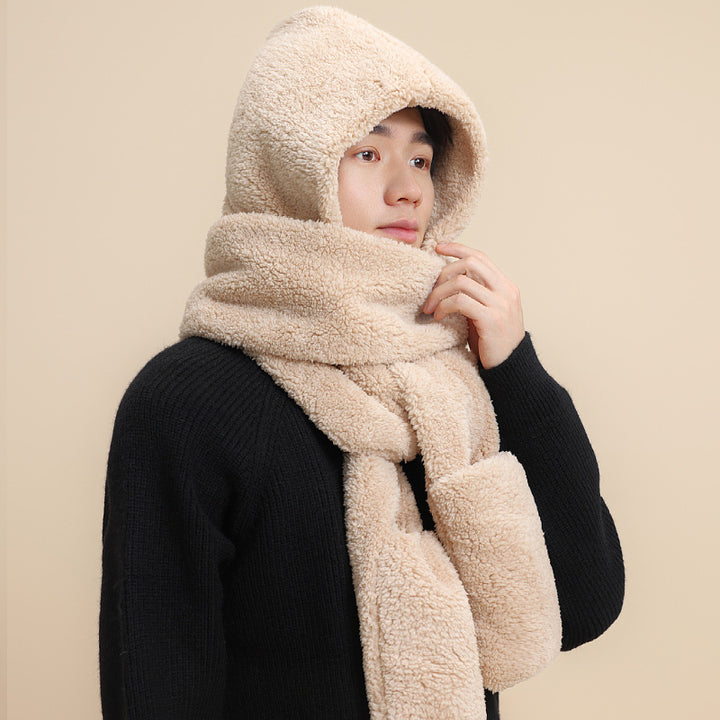 Winter-Set für Herren: Mütze, Schal und Handschuhe