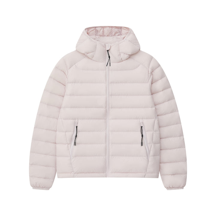 Damen-Daunenjacke mit Kapuze, gesteppt, warm