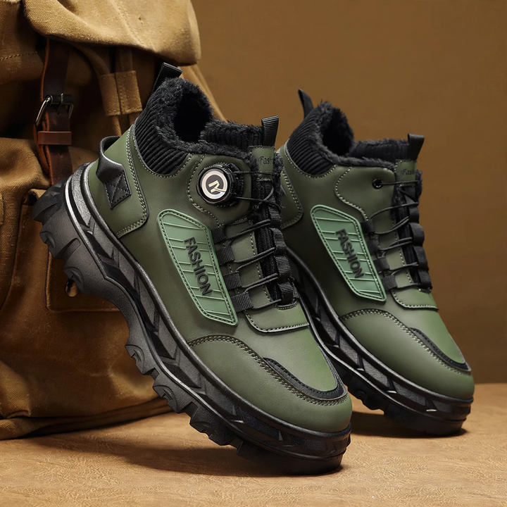 Robuste Herren-Stiefeletten mit Plateausohle