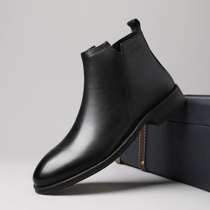 Modische Herren-Stiefel aus Leder