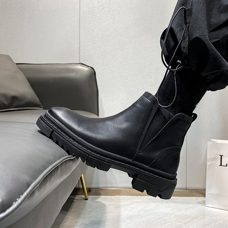 Herren Chelsea-Stiefel, gefüttert, S52