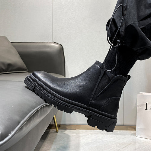 Herren Chelsea-Stiefel, gefüttert, S52