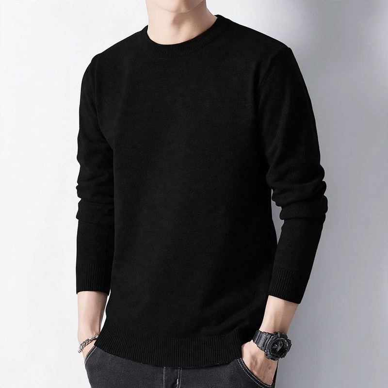Herren-Rollkragenpullover, warm gefüttert, Winter