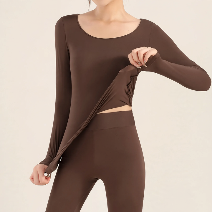 Ultradünnes Thermo-Set für Damen, wärmend