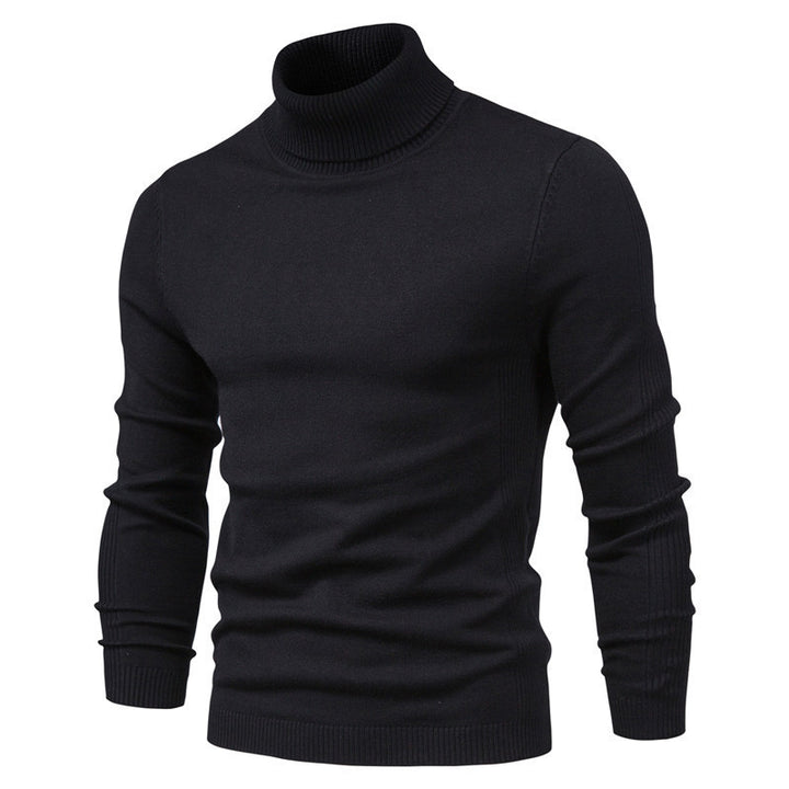 Herren-Rollkragenpullover, schlicht und modern