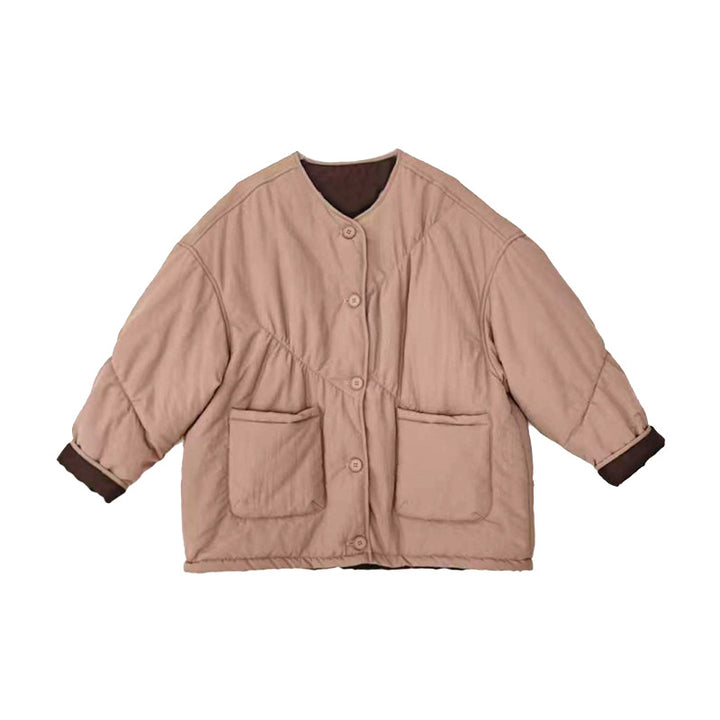 Damen-Steppjacke im Retro-Workwear-Stil